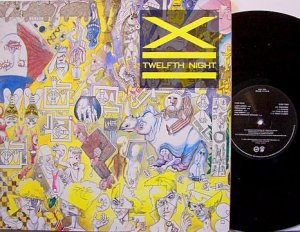 X - Twelfth Night - 12th - UK Pressing - Foldout Cover - Vinyl LP Record - England Punk Rock