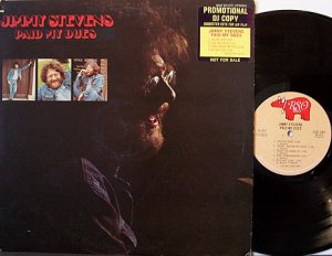 Stevens, Jimmy - Paid My Dues - Vinyl LP Record - Promo - Frampton / Gibb etc - Rock