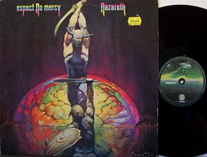 Nazareth - Expect No Mercy - West German Vertigo Pressing - Vinyl LP Record + Insert - Rock