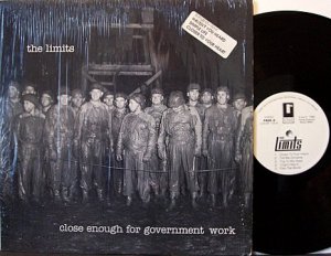 Limits, The - Close Enough For Government Work - UK Pressing - Vinyl LP Record - Indie Rock