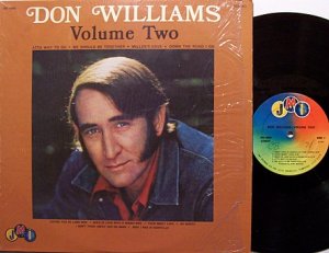 Williams, Don - Volume Two - Vinyl LP Record - Original JMI Label - Country