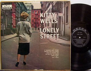 Wells, Kitty - Lonely Street - Vinyl LP Record - Mono - Country