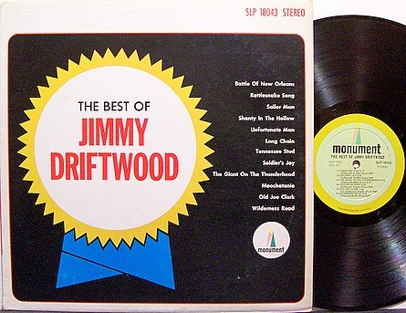 Driftwood, Jimmy - The Best Of - Vinyl LP Record - Country