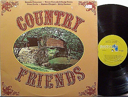 Country Friends LP - Vinyl LP Record - Various Artists - Bonnie ...