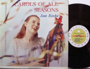 Ritchie, Jean - Carols Of All Seasons - Vinyl LP Record - Christmas Folk