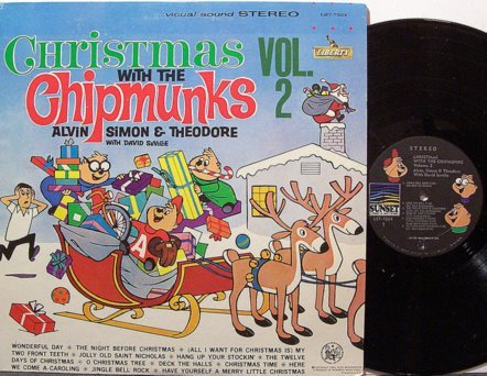 Chipmunks, The - Christmas With The Chipmunks Vol 2 - Vinyl LP Record ...