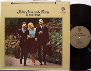 Peter Paul And Mary - In The Wind - Vinyl LP Record - Folk