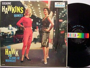 Hawkins, Erskine Quintet - The Hawk Blows At Midnight - Vinyl LP Record - Jazz