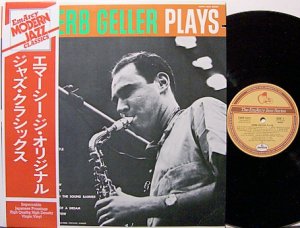 Geller, Herb - Plays - Vinyl LP Record - Japan Pressing With OBI Strip - Jazz