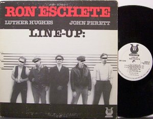 Eschete, Ron - Line Up - Vinyl LP Record - White Label Promo - Jazz