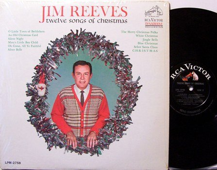 Reeves, Jim - Twelve Days Of Christmas - Vinyl LP Record - 12 - Country