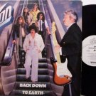 Zon - Back Down To Earth - Vinyl LP Record - White Label Promo - Rock