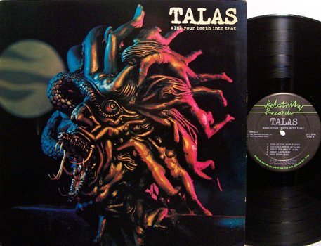 Talas - Sink Your Teeth Into That - Vinyl LP Record - Billy Sheehan - Rock