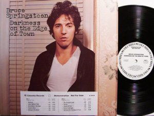 Springsteen, Bruce - Darkness On The Edge Of Town - White Label Promo - Vinyl LP Record - Rock