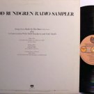 Rundgren, Todd - Radio Sampler - Promo Only Vinyl LP Record - Patti Smith - Rock