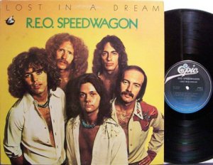 REO Speedwagon - Lost In A Dream - Vinyl LP Record - Rock