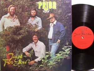 Pride - Just For You - Signed - Vinyl LP Record - Country Southern Rock