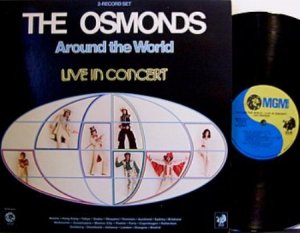 Osmonds, The - Around The World Live In Concert - Vinyl 2 LP Record Set - Pop Rock