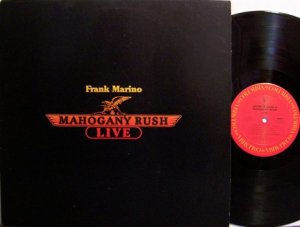 Marino, Frank & Mahogany Rush - Live - Vinyl LP Record - Rock