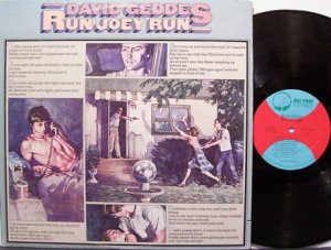 Geddes, David - Run Joey Run - Vinyl LP Record - Rock