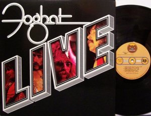 Foghat - Live - Vinyl LP Record - Rock