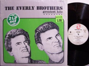 Everly Brothers, The - Greatest Hits - Portugal Pressing - Vinyl 2 LP Record Set - Rock