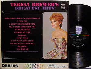 Brewer, Teresa - Teresa Brewer's Greatest Hits - Vinyl LP Record - Pop