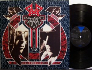 Balaam & The Angel - Live Free Or Die - Vinyl LP Record - Rock