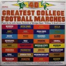 40 Greatest College Football Marches - U Of M Band - Sealed Vinyl 2 LP Record Set - Sports