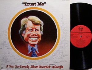 Trust Me - Hans Petersen As Jimmy Carter - Vinyl LP Record - Comedy