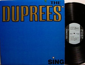 Duprees, The - Sing - Vinyl LP Record - R&B Soul
