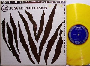 Jungle Percussion - Yellow Colored Vinyl - LP Record - Subri Moulin - Odd Unusual Weird