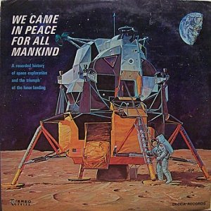 Apollo / Moon - We Came In Peace For All Mankind - Sealed Vinyl LP Record - Space Travel