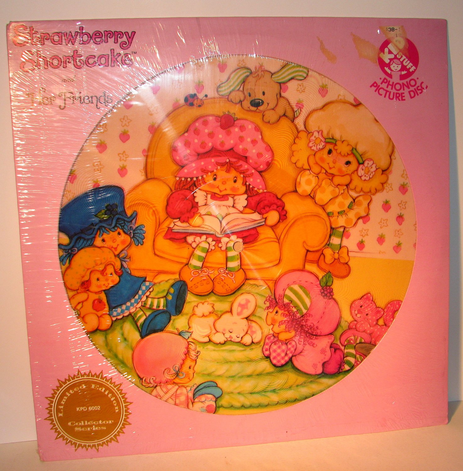 Strawberry Shortcake And Her Friends Sealed Picture Disc Vinyl Lp Record Children Kids