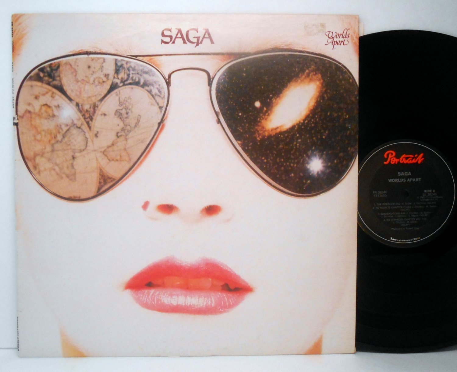 Saga - Worlds Apart - Vinyl LP Record - Rock