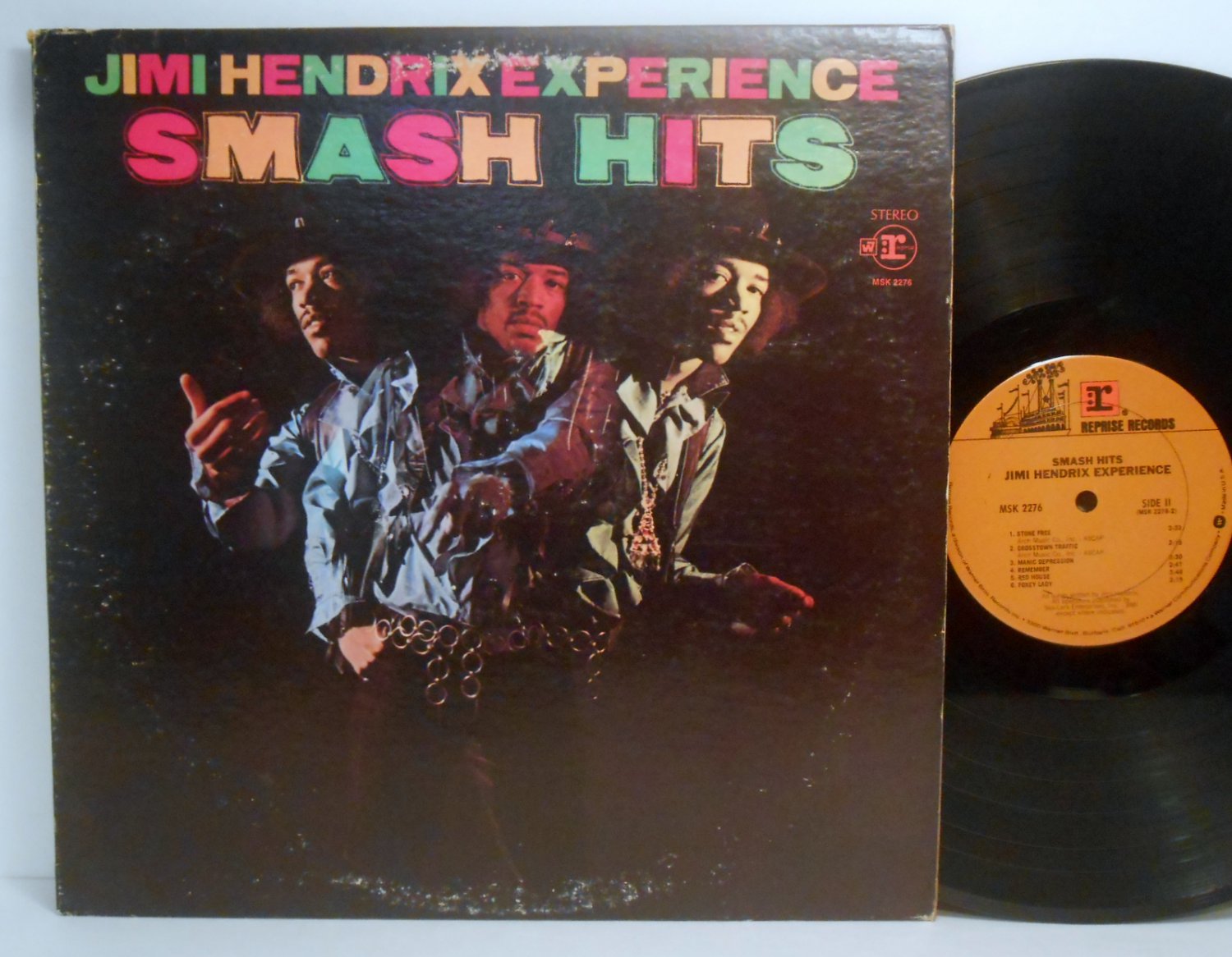 Hendrix, Jimi - Experience - Smash Hits - Vinyl LP Record - Stereo - Rock