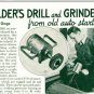 21 Old Vintage Plans how to build Your Own Shop Power Tools CD