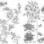 Thousands Of Illustration Sewing Stamping Patterns Book CD Embroidery Painting