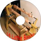 14 Ebooks How To Use A Woodturning Lathe, Planer And Tools On A CD