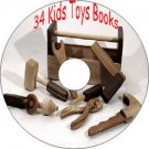 34 Old Vintage Books How to Make Kids Toys Wood Cardboard Tin Metal CD