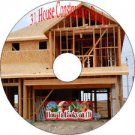31 Old Books How To Build A House and Types of Materials on CD