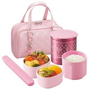 Japan Keep Warm Pink Lunch Box BENTO BAKO ZOJIRUSHI SZ-GA02-PA new in box