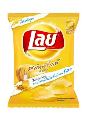 Lay's Original Potato Chips 60 g. Thai Product.