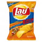 Lay's Extra BBQ's flavor. Potato Chips 60 g. Thai Product.