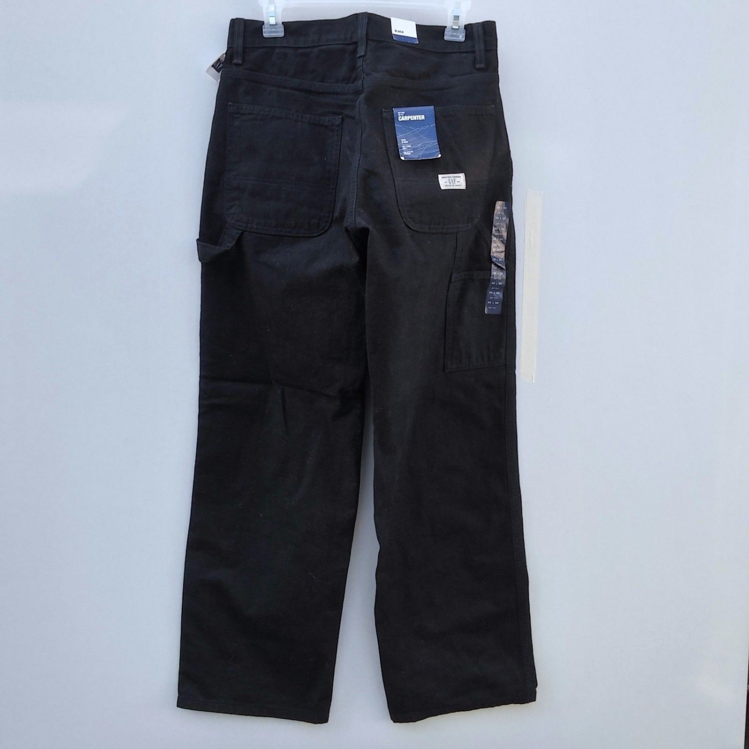 Gap CARPENTER Men's Jeans Size 30 X 30 Black