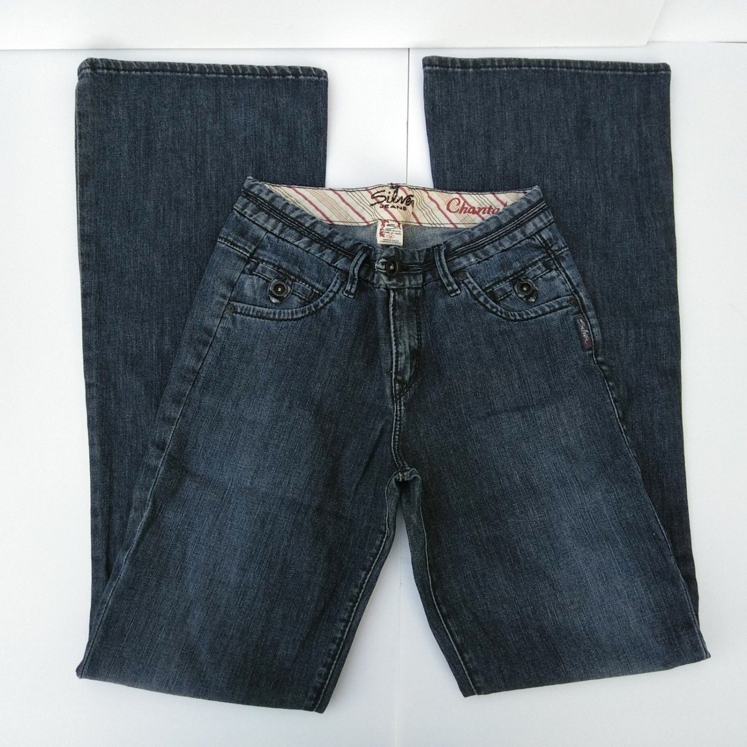 Silver Jeans Trousers Chantal Women's Size 26 L34