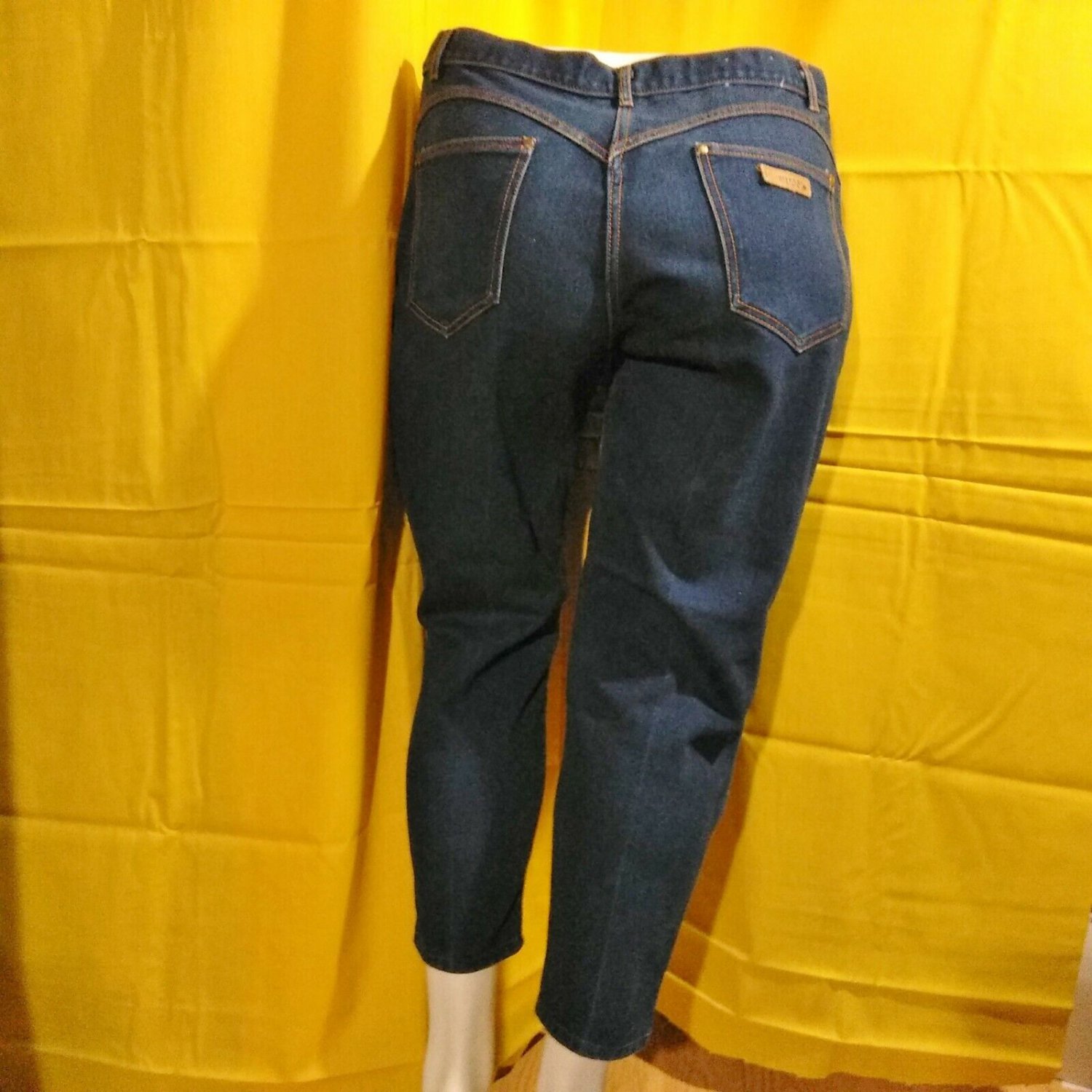 Vintage Gitano High Waist Capri Cropped Mom Jeans Size 33 inches Waist