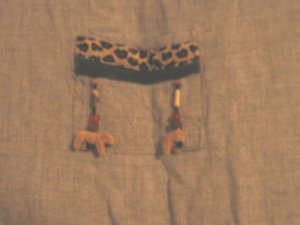 Black/White Blouse Pants Tiny Checkered Print Top Pantsuit 2 Pc Medium