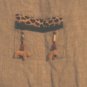 Black/White Blouse Pants Tiny Checkered Print Top Pantsuit 2 Pc Medium