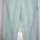 Blue/Green/Yellow Thin Stripe Pants Medium